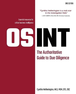 Osint: The Authoritative Guide to Due Diligence - Cynthia Hetherington - cover