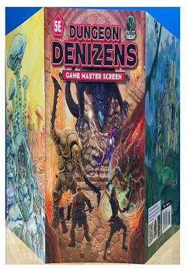 Dungeon Denizens 5E Game Master Screen - Benjamin Hayward - cover