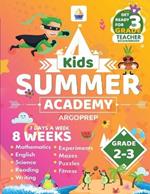 Kids Summer Academy by ArgoPrep - Grades 2-3: 8 Weeks of Math, Reading, Science, Logic, and Fitness Online Access Included Prevent Summer Learning Loss