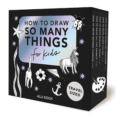 So Many Things: A Box Set of 5 How-to-Draw Books for Kids - Alli Koch - cover