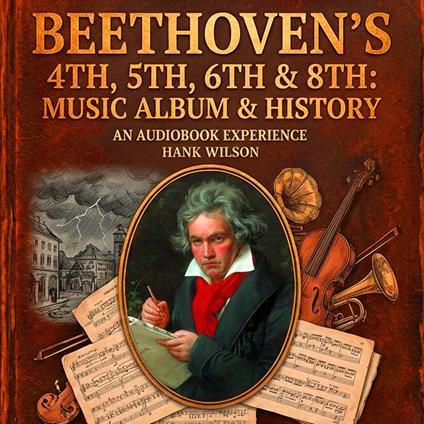 Beethoven's 4th, 5th, 6th, and 8th Music Album and History