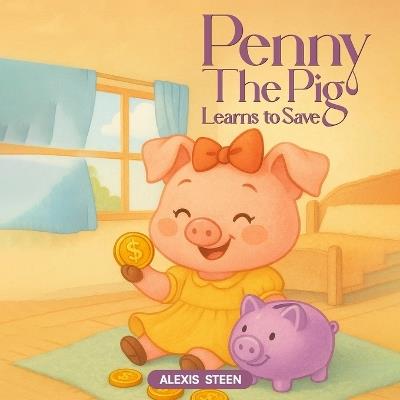 Penny the Pig Learns to Save - Alexis Steen - cover