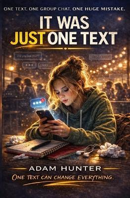 It Was JUST One Text - Adam Hunter - cover