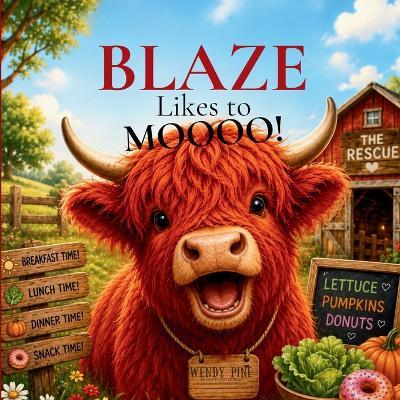 Blaze Likes to Moooo!: A Cheerful Rescue Story About a Little Cow with a Big Moo - Wendy Pine - cover