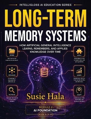 Long-Term Memory Systems: How Artificial General Intelligence Learns, Remembers, and Applies Knowledge - Susie Hala - cover