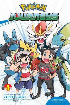 Pokémon Journeys, Vol. 4 - Machito Gomi - cover