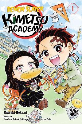 Demon Slayer: Kimetsu Academy, Vol. 1 - Koyoharu Gotouge,Natsuki Hokami - cover