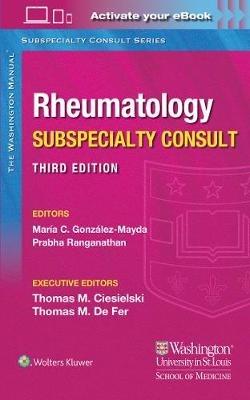 Washington Manual Rheumatology Subspecialty Consult - Maria Gonzalez - cover