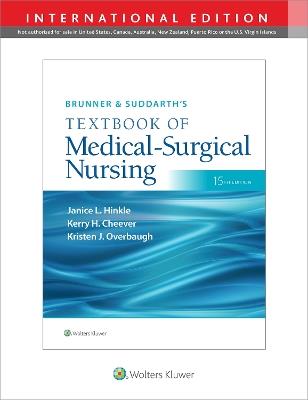 Brunner & Suddarth's Textbook of Medical-Surgical Nursing - Janice L Hinkle,Kerry H. Cheever,Kristen Overbaugh - cover