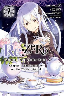 Re:ZERO -Starting Life in Another World-, Chapter 4: The Sanctuary and the Witch of Greed, Vol. 2 (manga) - Bourque Jeremiah,Haruno Atori,Rochelle Gancio - cover
