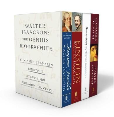Walter Isaacson: The Genius Biographies: Benjamin Franklin, Einstein, Steve Jobs, and Leonardo Da Vinci - Walter Isaacson - cover
