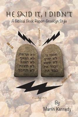 He Said It, I Didn't - Martin Kennedy - cover