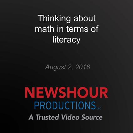 Thinking about math in terms of literacy