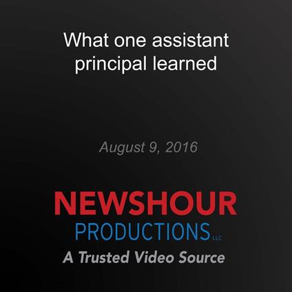 What one assistant principal learned