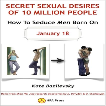 How To Seduce Men Born On January 18 Or Secret Sexual Desires of 10 Million People