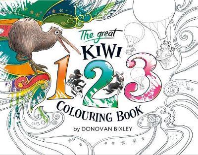 The Great Kiwi 123 Colouring Book - cover
