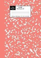 Marble Notebook A5: Coral Pink Marble Wide Ruled Journal - Young Dreamers Press - cover