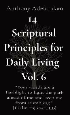 14 Scriptural Principles for Daily Living Vol. 6: Your words are a flashlight to light the path ahead of me and keep me from stumbling. [Psalm 119:105 TLB] - Anthony Adefarakan - cover