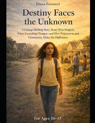 Destiny Faces The Unknown: A Courage-Building Story About Disaster Preparedness, Self-Sustainability, and Community Strength in Uncertain Times - Diana Emanuel - cover