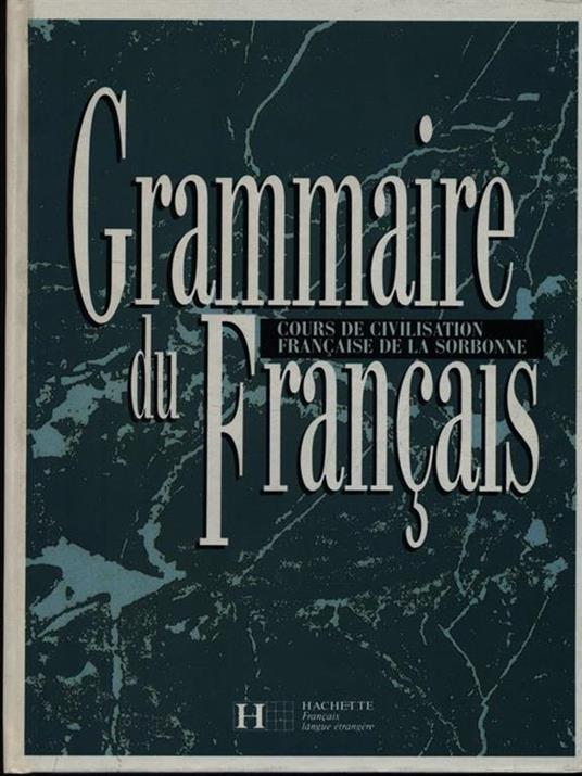 Grammaire du Francais - copertina