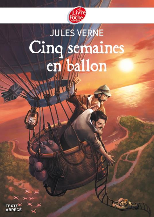 Cinq semaines en ballon - Texte Abrégé - Jules Verne - ebook