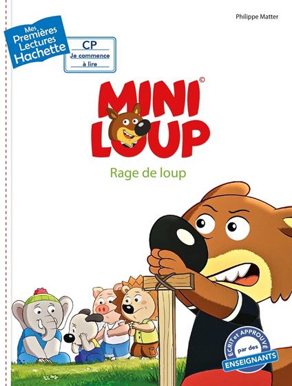 Premières lectures CP2 Mini-Loup - Rage de loup - Philippe Matter - ebook