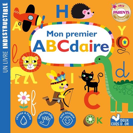 Mon premier ABCdaire - livre indestructible - GWÉ - ebook