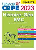 Objectif CRPE 2023 - Histoire-Géographie-EMC - épreuve écrite d'admissibilité