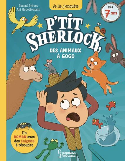 P'tit Sherlock Des animaux à gogo ! - Pascal Prévôt,Art Grootfontein - ebook