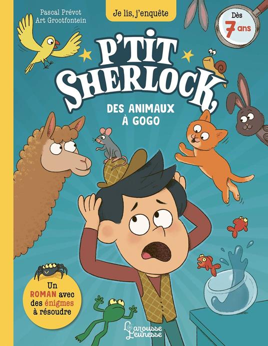 P'tit Sherlock Des animaux à gogo ! - Pascal Prévôt,Art Grootfontein - ebook