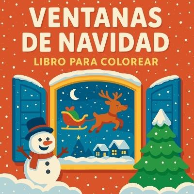 Ventanas de Navidad - Libro para colorear - Chris Martin - cover
