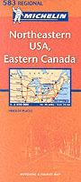 Northeastern U.S.A., Eastern Canada 1:2.400.000