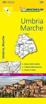 Umbria, Marche 1:200.000