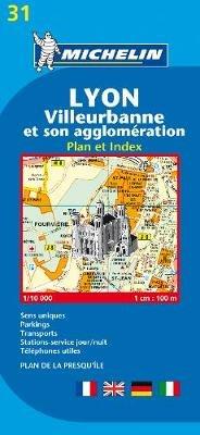 Lyon. Villeurbanne et son agglomération. Plan et index 1:10.000 - copertina