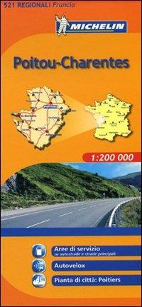 Poitou-Charentes 1:200.000 - copertina