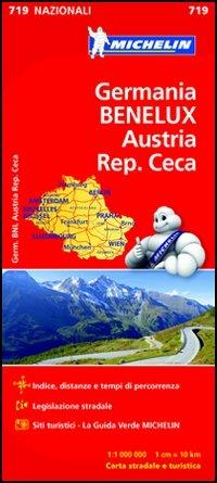 Germania, Benelux, Austria, Repubblica Ceca 1:1.000.000 - copertina