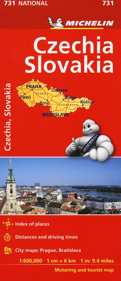 Repubblica Ceca, Slovacchia 1:600.000 - copertina