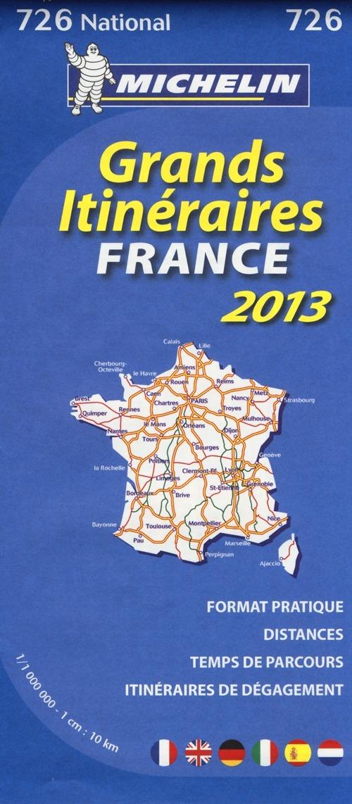 France. Grands itinéraires 1:1.000.000 - copertina