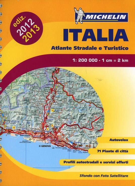 Italia. Atlante stradale e turistico. 1:200.000 - copertina