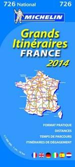 France. Grands itinéraires 1:1.000.000. Ediz. multilingue