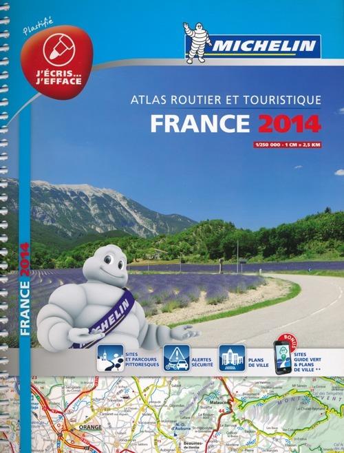 France. Atlas routier et touristique 2014 1:250.000. Ediz. plastificata - copertina