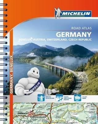 Germany. Benelux, Austria, Switzerland, Czech republic. Road atlas - copertina
