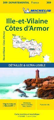 Cotes-d'Armor, Ille-et-Vilaine - Michelin Local Map 309 - Michelin - cover