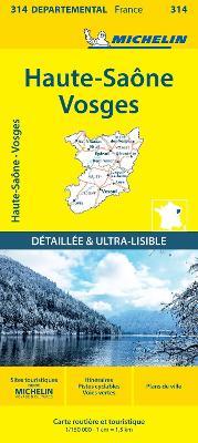 Haute-Saone  Vosges - Michelin Local Map 314: Map - Michelin - cover