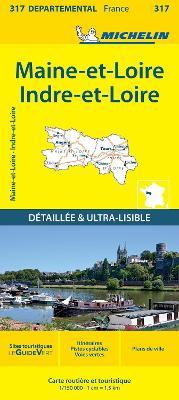 Indre-et-Loire Maine-et-Loire - Michelin Local Map 317: Map - Michelin - cover