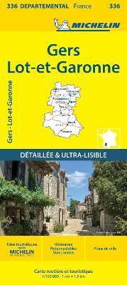 Gers Lot-et-Garonne - Michelin Local Map 336: Map - Michelin - cover