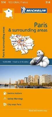 Paris & surrounding areas-Île-de-France & surrounding areas 1:200.000 - copertina