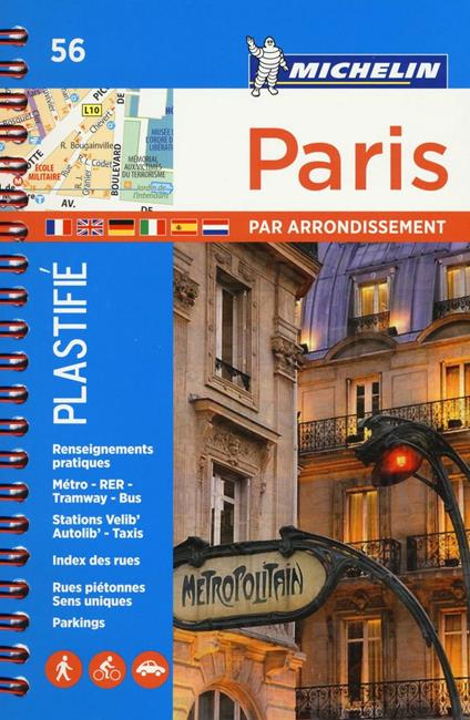 Paris par arrondissement. A spirale. 1:10.000 - copertina