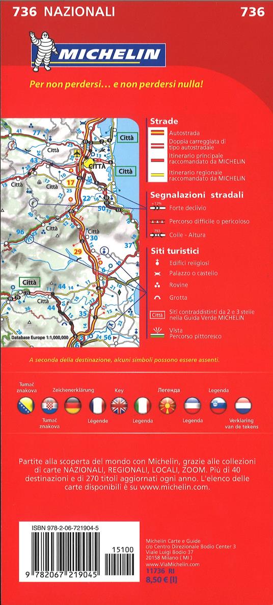 Slovenia Croazia Bosnia 1:1.000.000 - 2