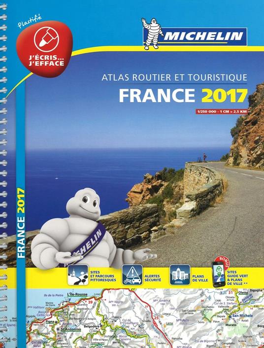Francia. Atlante stradale e turistico. Ediz. francese - copertina